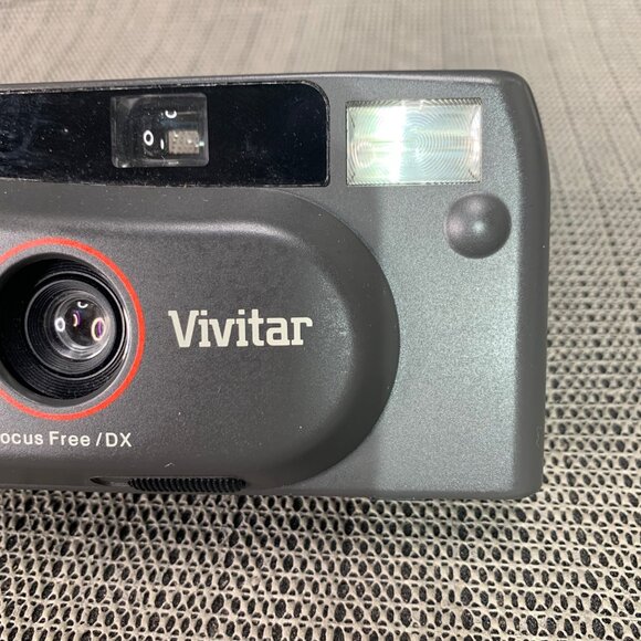 Vivitar PS120 Focus Free DX 35mm Point & Shoot Film Camera With Flash & Motoriz - Picture 2 of 5